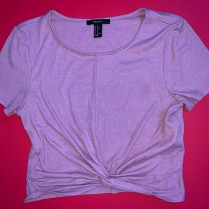 Pink Crop Shirt